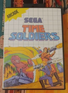 Time Soldiers (1988) Sega Master System (módulo, manual, caja) funcionando en caja 8 bits - Imagen 1 de 3