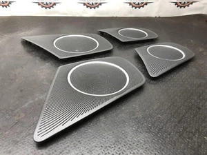 2012 AUDI A4 B8.5 SET OF 4 BANG & OLUFSEN DOOR SPEAKER COVERS TRIM GRILL - Picture 1 of 14