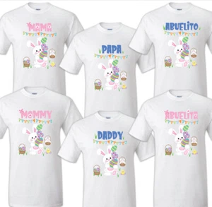 Easter BunnyT shirt Sunglasses Summer Family Birthday Matching Party Celebration - Picture 1 of 11