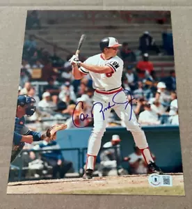 CAL RIPKEN JR SIGNED VINTAGE AUTO 1980'S 8X10 PHOTO BECKETT CERTIFIED - Picture 1 of 1