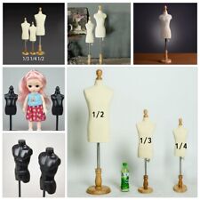 1/3 1/4 Mini Female Male Mannequins Tailor Dummy Dressmaker Display Dollhouse