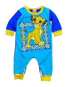 Vintage 90s Disney The Lion King Baby Romper 12 Months Simba Graphic - Picture 1 of 8