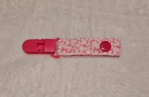 Tubie Clip Pink With White Mickey / Minnie Ears - Picture 1 of 4