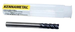 1/4" (.250") CARBIDE END MILL 5 FLUTE .015"RAD KENNAMETAL HARVI II 4048712 - Picture 1 of 4