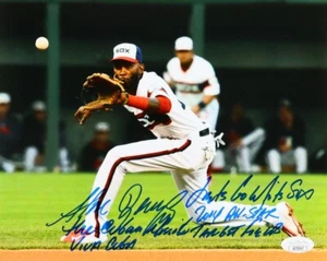Alexei Ramirez Autographed Chicago White Sox 8x10 JSA Holo 5 Inscriptions! - Picture 1 of 1
