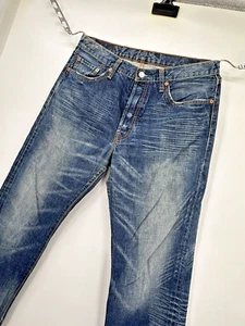 Jeans de Colección Y2k Levi’s 501 Azul Botón Mosca Talla 34x29 - Imagen 1 de 11