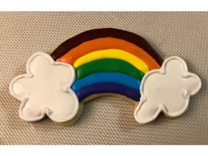 Rainbow Cookie Pastry Biscuit Cutter Icing Fondant Baking Clay Kitchen Nature - Picture 1 of 1