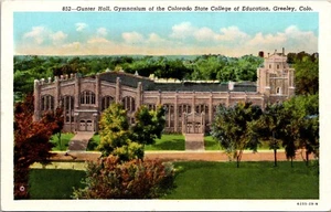 Postal Gunter Hall Colorado State College Greeley Colorado - Imagen 1 de 2