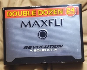 DOUBLE DOZEN 24 pack of MAXFLI REVOLUTION SOLID XT Golf Balls ,New in Box - Picture 1 of 8