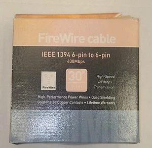 Firewire IEEE 6-pin to 6-pin High-speed data transmission of 400 Mbps CALUMET - Picture 1 of 3