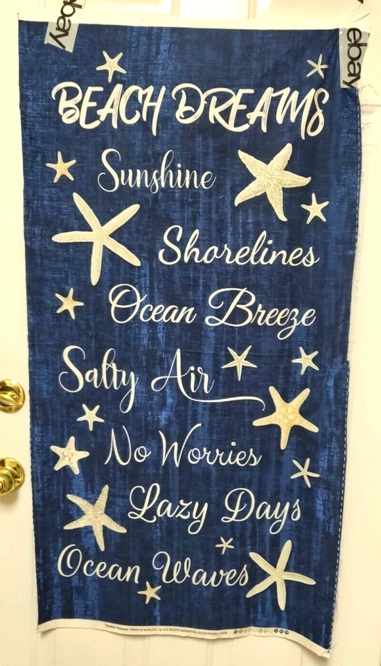 Beach Sand Dreams Panel by Timeless Treasures bty - Image 1 of 1