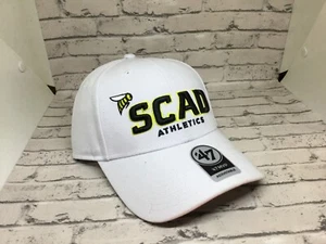 SCAD Savannah College Art Design bees '47 Baseball Cap Hat new with tags white - Picture 1 of 5