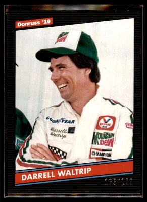 2019 Donruss Racing NASCAR Retro 1986 BLACK #158 Darrell Waltrip #165/199 - Image 1 of 2