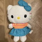 Hello Kitty 2017 Blue Bow with Neon Shirt and Whiskers Sanrio CO