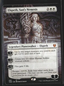 Elspeth, Sun's Nemesis (Borderless) - (255) Theros Beyond Death (THB) - Picture 1 of 2