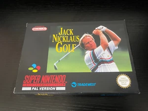 Jack Nicklaus Golf SNES Super Nintendo Game Complete New Boxed Unopened PAL ESP - Picture 1 of 8