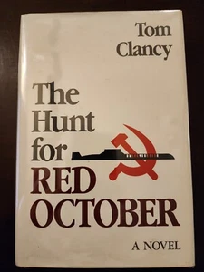 The Hunt for Red October, Tom Clancy, First Edition, 5th Printing HC DJ - Picture 1 of 9