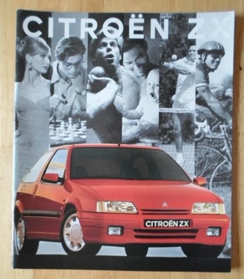 CITROEN ZX RANGE orig 1992 1993 UK Mrt Prestige Sales Brochure - Image 1 of 4