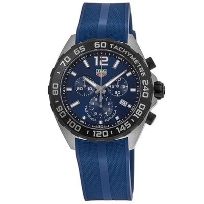 Nuevo reloj para hombre Tag Heuer Formula 1 cuarzo cronógrafo azul CAZ101AV.FT8077 Foto 1 de 4