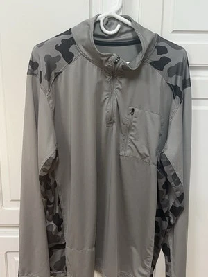 Lincoln Outfitters Hombre XL Cuarto Cremallera Camuflaje Ligero Foto 1 de 4