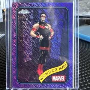 2025 Topps Chrome Marvel Wonder Man Purple Shimmer 44/75 #100 - Bild 1 von 2