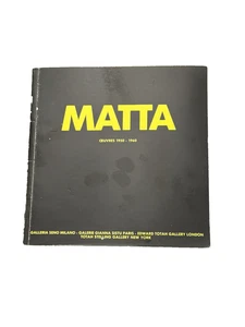 Matta Roberto Oeuvres 1950-1960 Exhibition Catalog Small Softcover - Picture 1 of 9