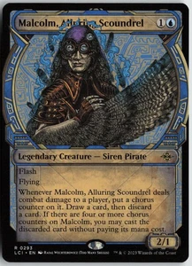 Malcolm, Alluring Scoundrel (Showcase) R The Lost Caverns of Ixalan 293 Near Min - Picture 1 of 1