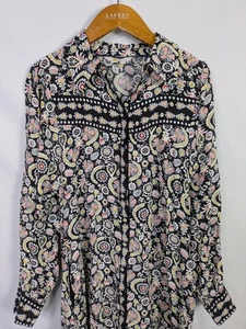 Vestido Camisa Boden Dobladillo Recto 6 Western Floral Botón Frontal Cottage Boho - Imagen 1 de 13