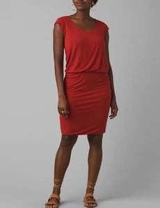Prana Women’s Size Small Janey Foundation Dress in Rustic Red - Picture 1 of 6