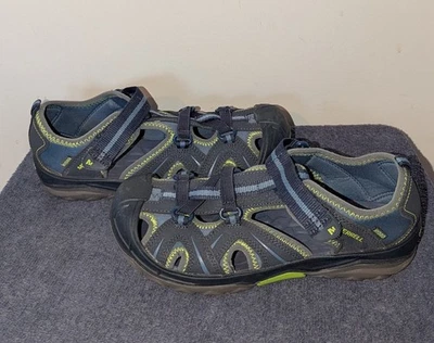 Sandalia Merrell Hydro Niños Talla 5 M MY53375 Azul Verde Zapatos Impermeables Foto 1 de 4