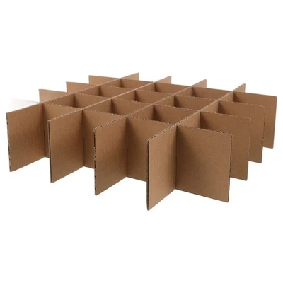  8 Pcs Carton Partitions Bottle Dividers and Boxes for Cardboard Moving - Image 1 of 4