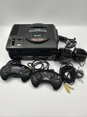 Consola Sega Genesis y Sega CD Modelo 1 con Todos los Cables y Controlador Probado Funcionando Foto 1 de 4
