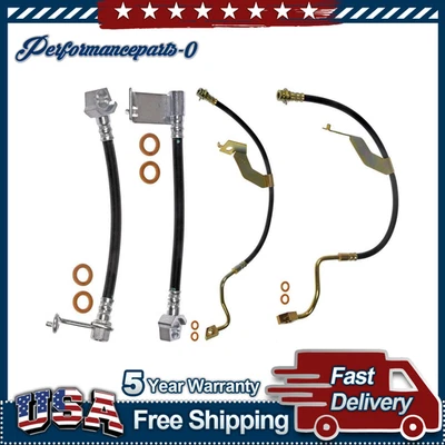 Manguera hidráulica de freno línea de freno delantera trasera para Ford F-250 Super Duty 2009 2010 Foto 1 de 4