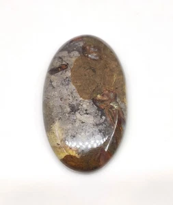 High Quality Rock Chalcedony Cabochon Oval Shape Loose Stone For Jewelry Making - Picture 1 of 10