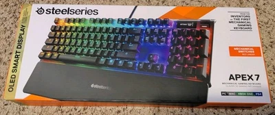 SteelSeries Apex 7 Gaming Keyboard - Black - Image 1 of 4