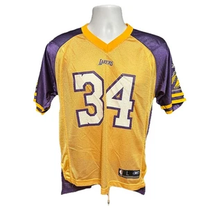 VTG Shaquille O’Neal #34 Jersey Football Style Men Medium Youth Large NBA - Afbeelding 1 van 20