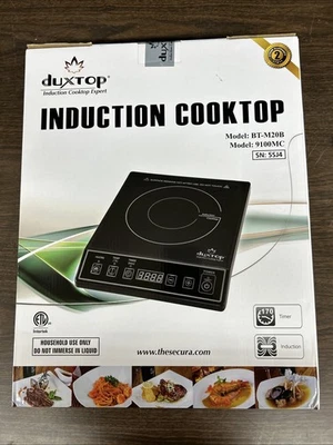 1800 Вт портативная индукционная варочная панель настольная горелка, черная 9100MC/BT-M20B - Изображение 1 из 2