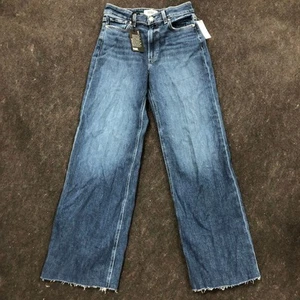PAIGE Anessa High-Rise Wide-Leg Jeans Women's Size 28 Arpeggio - Picture 1 of 10