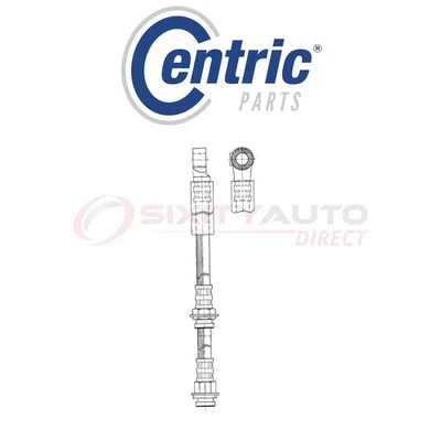 Centric Brake Hydraulic Hose for 1985-1992 Chevrolet Camaro 2.5L 2.8L 3.1L ag Foto 1 de 4