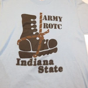 CAMISETA DE COLECCIÓN STEDMAN EJÉRCITO ROTC INDIA ESTADO EE. UU. MILITAR AMERICANA Para Hombre L - Imagen 1 de 4