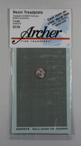 Archer S-Scale (1/64) Treadplate for GM/EMD, ALCO & Baldwin Locomotives AR88070 - Picture 1 of 1