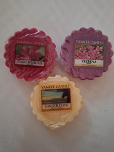 Yankee Candle wax melt tart Duftwachs Pink Hibiscus / Verbena / Ginger Dusk - Bild 1 von 8