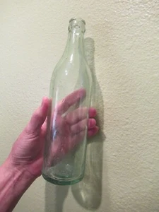 Antike Cantrell Cochrane Klarglas Getränkeflasche 10" KOSTENLOSER VERSAND - Bild 1 von 3