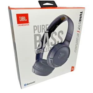JBL Tune 510BT Cuffie Over-Ear Wireless Nero Puro Basso Vivavoce Bluetooth - Foto 1 di 8