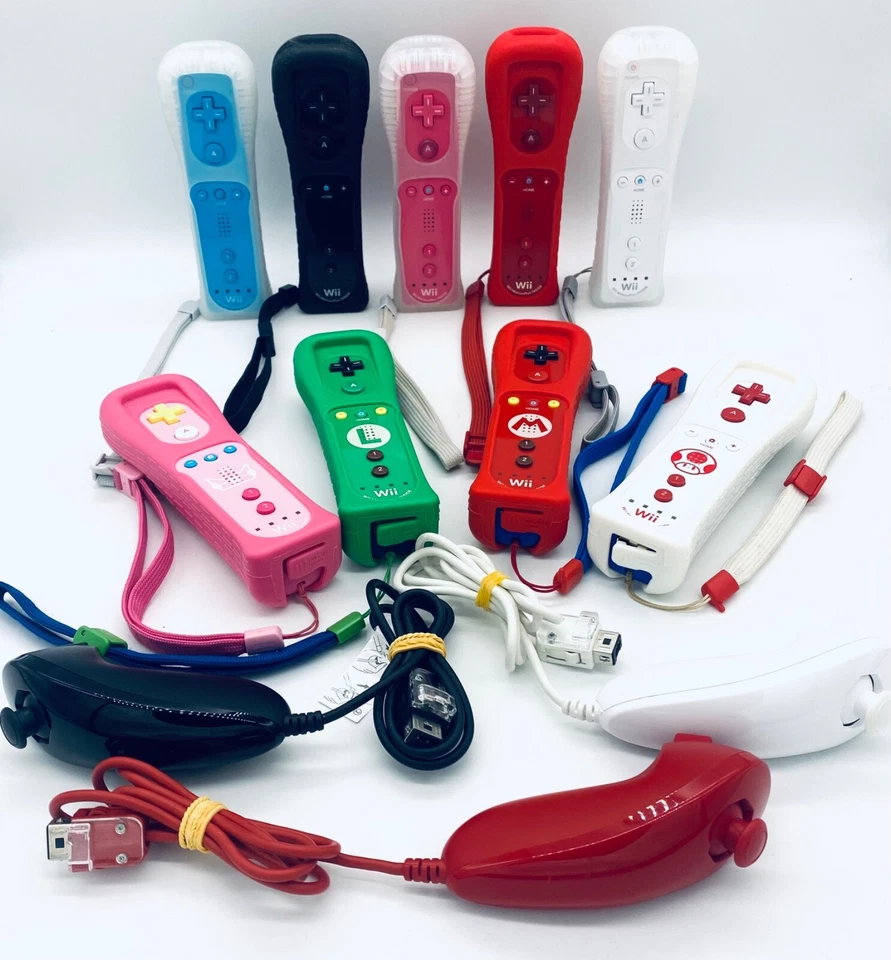 ORIGINAL Nintendo Wii / U Controller 🎮 Motion Plus Inside Controller & Nunchuk - Bild 1 von 1