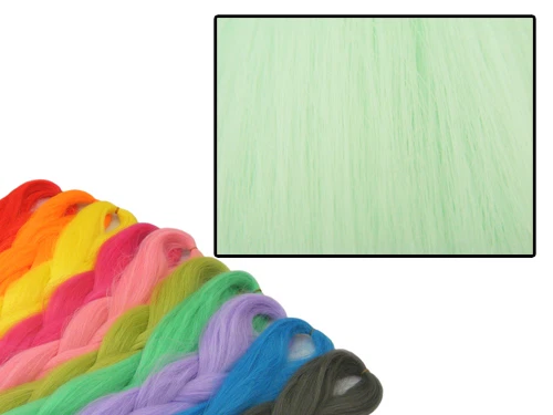 CyberloxShop Phantasia Kanekalon Jumbo Braid Mint Freeze Green Flechthaar