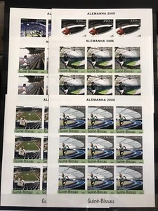9x Football , Sport - imperf. - stamps - Timbres - MNH** AF4 - Picture 1 of 1