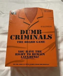 University Games Dumb Criminals Board Game, The Hilarious Party 2-4 players - Picture 1 of 7
