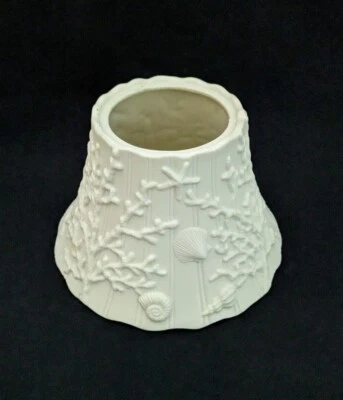 Yankee Candle Nautical Ocean Candle Topper Tono, Cerámica, Coral, Conchas Foto 1 de 4