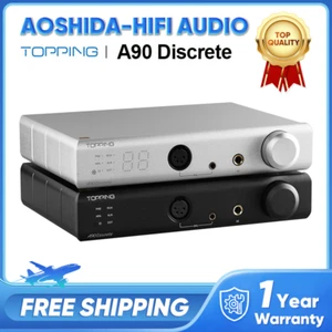 Topping A90 Discrete Fully Discrete NFCA 6.35MM Balanced Headphone Amplifier - Picture 1 of 13